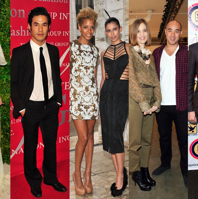 From left: Pamela Love, Joseph Altuzarra, Cushnie et Ochs, Suno, Carlos Campos.