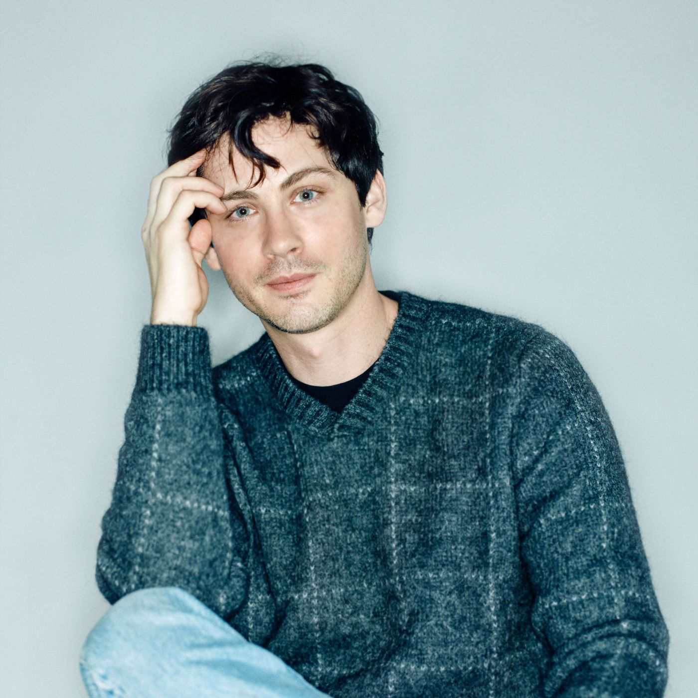 Logan Lerman on 'Hunters' and Dyeing His 'Shock White' Hair