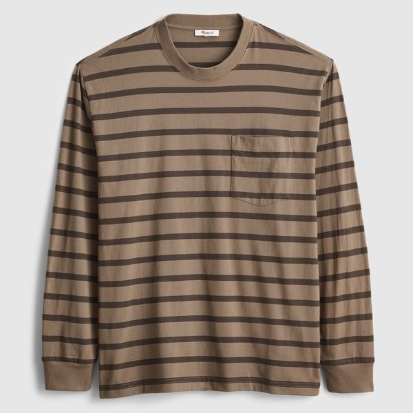 Madewell Men's The Long-Sleeve Vintage Pocket Tee