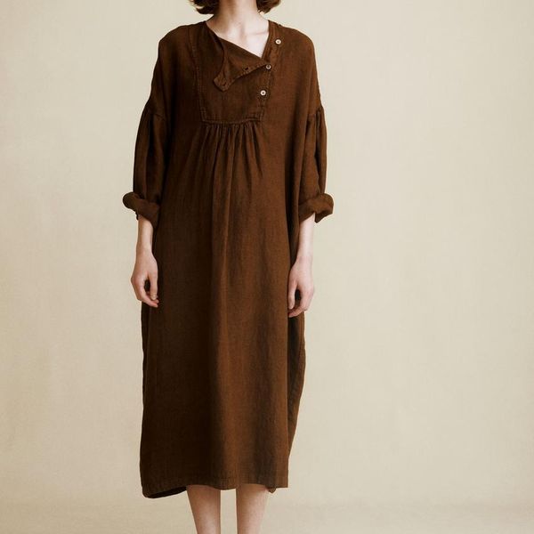 Caramel London x Zara 100% Linen Dress