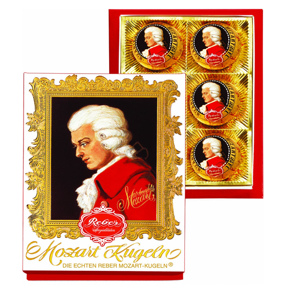 Reber Mozart Kugel 6-Piece Portrait Box