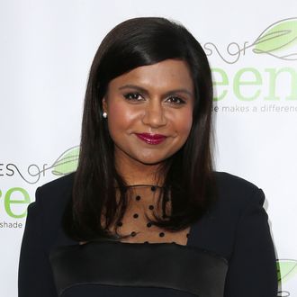 PACIFIC PALISADES, CA - APRIL 11: Actress Mindy Kaling attends the Verte Grades of Green's Annual Fundraising Event at the Bel-Air Bay Club on April 11, 2013 in Pacific Palisades, California. (Photo by Frederick M. Brown/Getty Images)