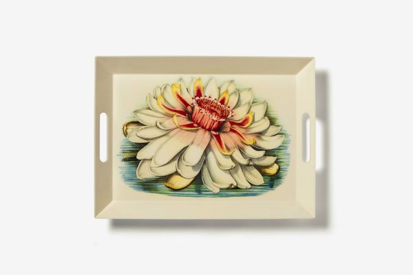 John Derian for Target Melamine Serving Tray with Handles Floral Print