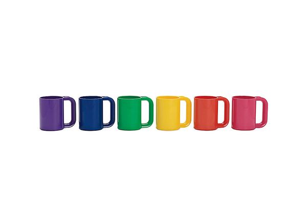 Heller Rainbow Mugs, Set of 6