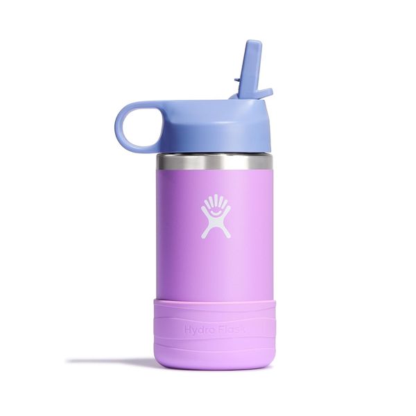 Hydro Flask 12-Ounce Kids’ Water Bottle Stainless Steel and Insulated With Straw Cap