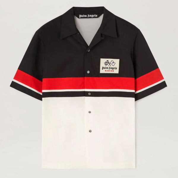 Palm Angels Racing Bowling Shirt