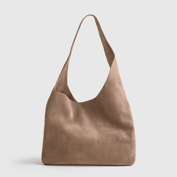 Quince Esme Suede Shoulder Bag