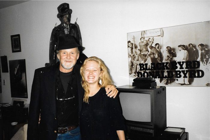 Bob and Nicole Fosse at home on West 58th Street in 1986.