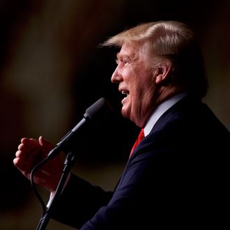 Donald Trump Campaigns In Harrisburg, Pennsylvania