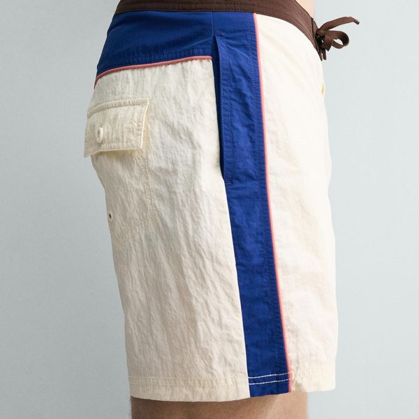 Zara Contrast Long Swimsuit