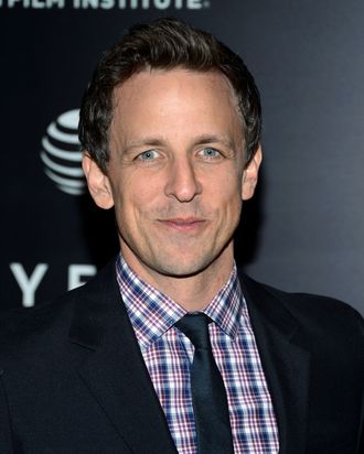 Seth Meyers attends the Tribeca Film Institute Benefit Screening Of 