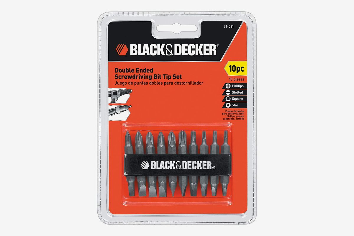 Black Decker 10-teiliges Schraubendreher-Bit-Set