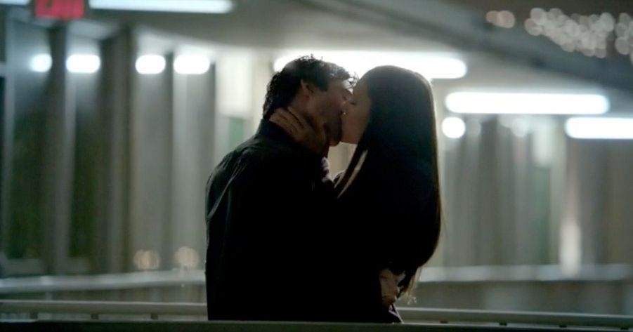 The Truth About Damon And Elena's First Kiss On 'Vampire Diaries