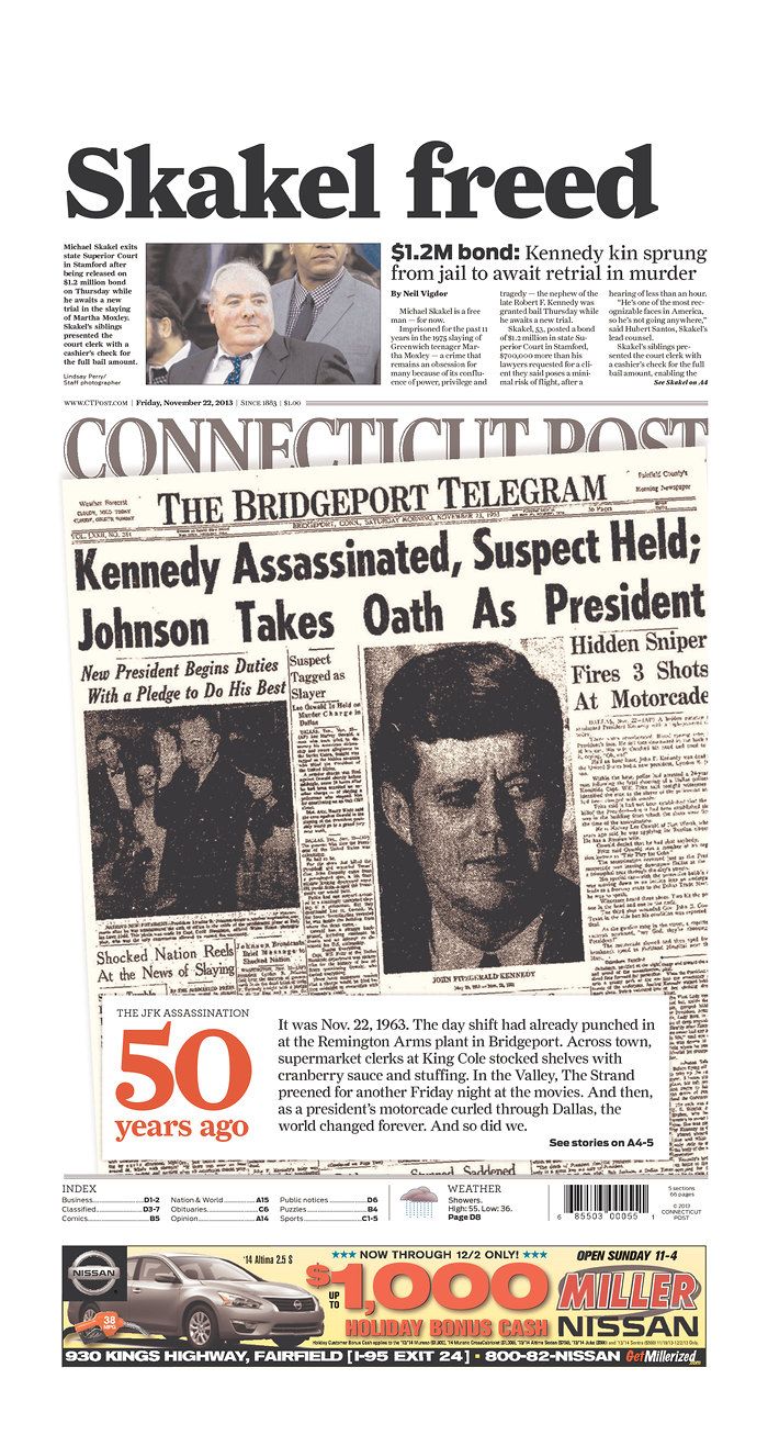 The 10 Best JFK Anniversary Front Covers From Around the Country