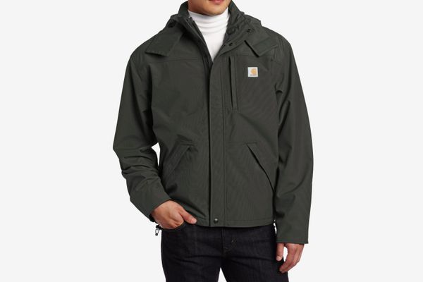 ZEGOLO Mens Raincoats Waterproof Jacket Hood Windbreaker Breathable Lightweight Business Outdoor Long Rain Jacket for Men 