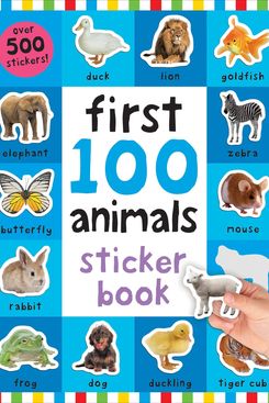 First 100 Animals Sticker Book