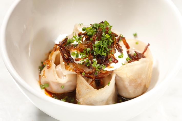 Veal pelmeni.