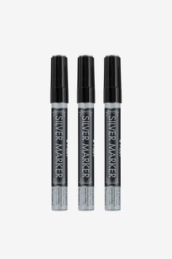 Pilot Silver Metallic Permanent Paint Marker, Medium Point