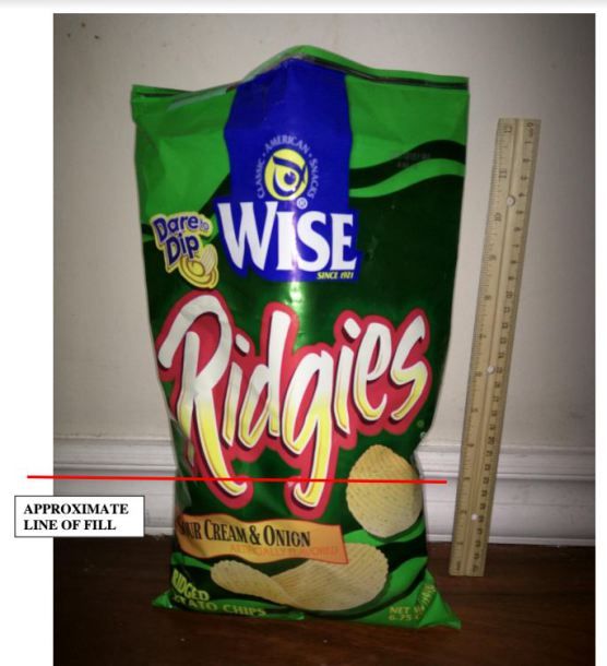 Wise Sued for Selling Mostly Empty Bags of Potato Chips