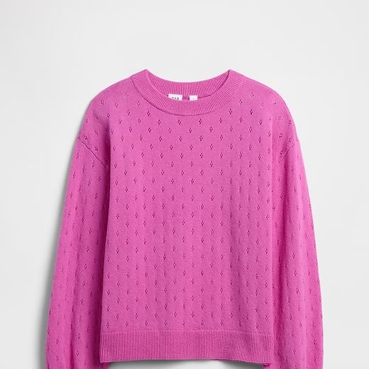 Gap Factory CashSoft Pointelle Sweater