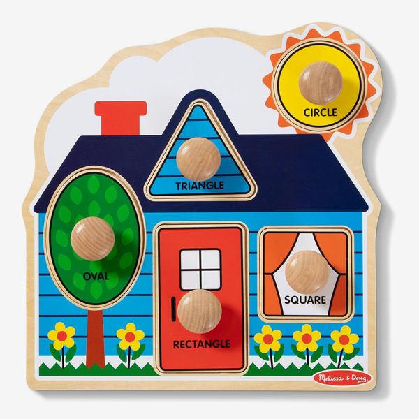 Melissa & Doug First Shapes Jumbo Peg Puzzle