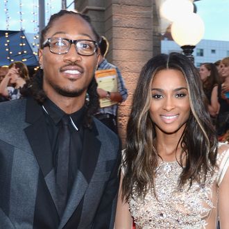 NEW YORK, NY - AUGUST 25: Future (L) and Ciara attend the 2013 MTV Video Music Awards at the Barclays Center on August 25, 2013 in the Brooklyn borough of New York City. (Photo by Larry Busacca/Getty Images for MTV)