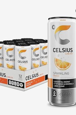 Celsius Energy Drink - Sparkling Orange, Pack of 12