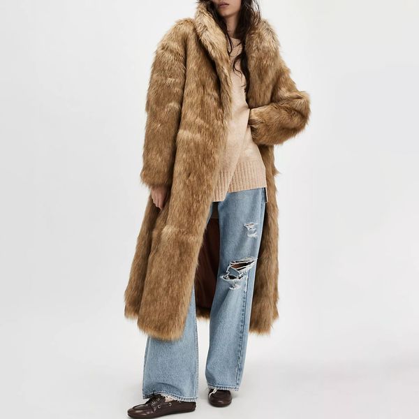 Free People Annice Faux Fur Coat