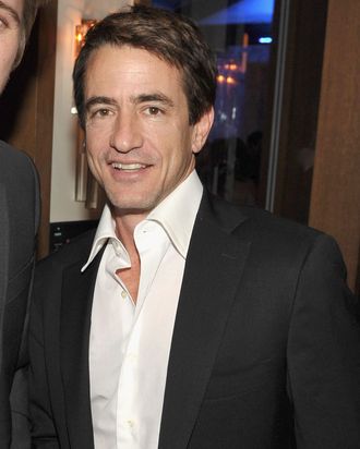 LOS ANGELES, CA - DECEMBER 08: Actors Garrett Hedlund and Dermot Mulroney attend The Hollywood Foreign Press Association and InStyle Celebrate 