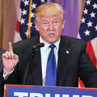 Donald Trump Holds Super Tuesday Election Night Press Conf. In Palm Beach
