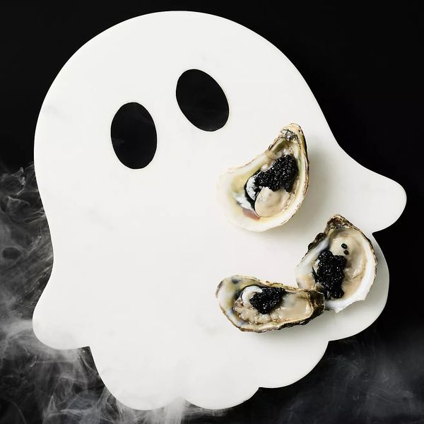 Anthropologie Halloween Marble Cheese Board