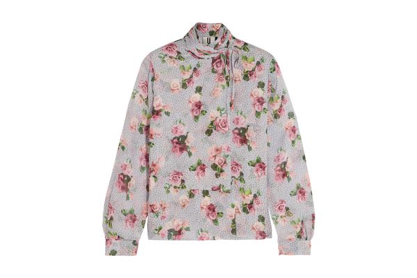 Topshop Unique Aubrey floral blouse