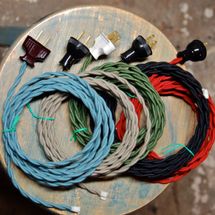 Snake Head Vintage Custom Length Cord w/ Plug Attached
