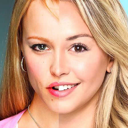 Regina George from Mean Girls (left); Corinne from The Bachelor (right). 