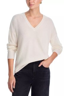 C by Bloomingdale’s Cashmere 100% Cashmere V Neck Sweater