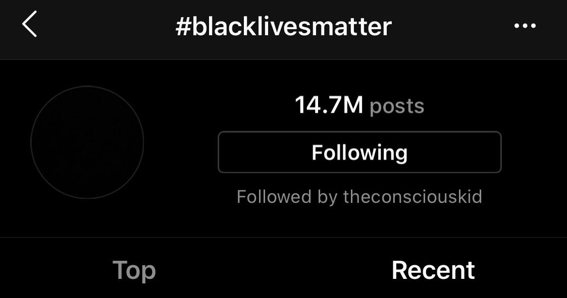 Don't Use #BlackLivesMatter on Blackout Tuesday Instagrams