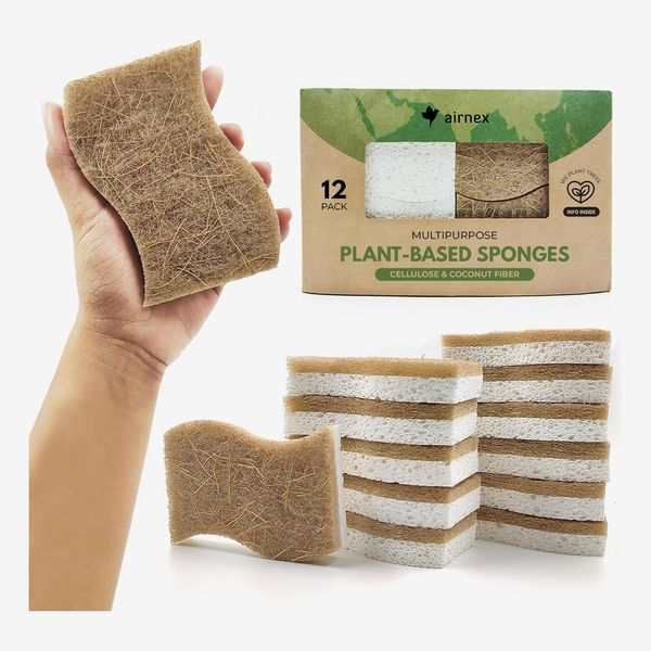 Airnex Natural Kitchen Sponge, 12-Pack