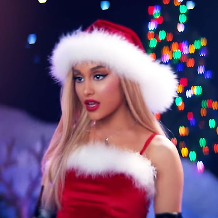 thank u next santa outfit