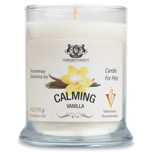 Gerrard Larriett Calming Vanilla Pet Odor Eliminator Candle