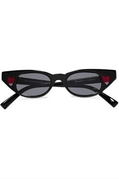 Adam Selman x Le Specs The Heartbreaker Cat-Eye Acetate Sunglasses