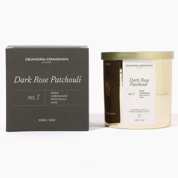 Deandra Craigman Studios Dark Rose Patchouli Signature Candle and Playlist