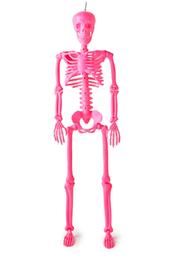 Place & Time Halloween Pink Skeleton (36 Inches)