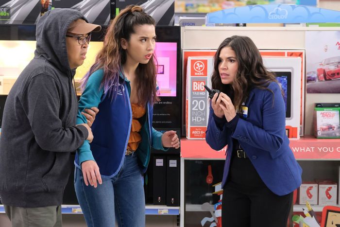 The Cloud 9 team trying to sneak Nico out of the store.