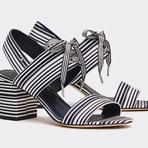 womens zebra stripe tory burch graham sandal 