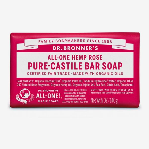 Dr. Bronner’s Pure Castile Bar Soap, Rose
