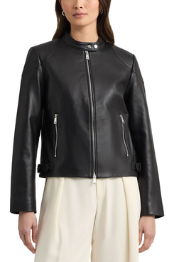 Lauren Ralph Lauren Lambskin Leather Jacket