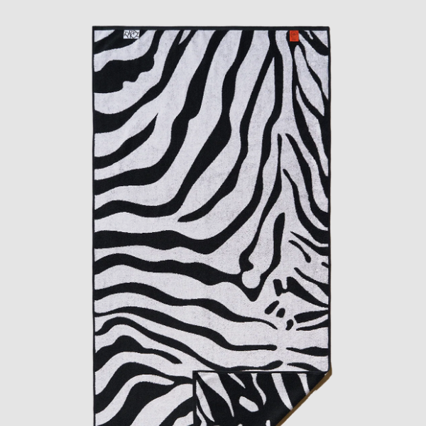 Typical Wild Zebra Bath Towel