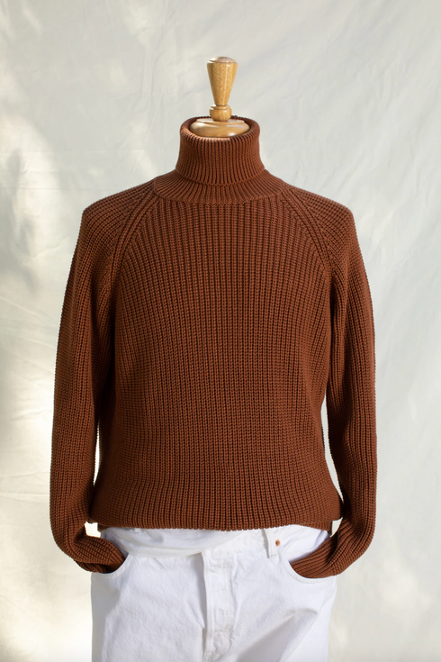 Turtleneck Sweater Mens Knitted Sweater Wool Blend Solid Pullover Tops Stylish 