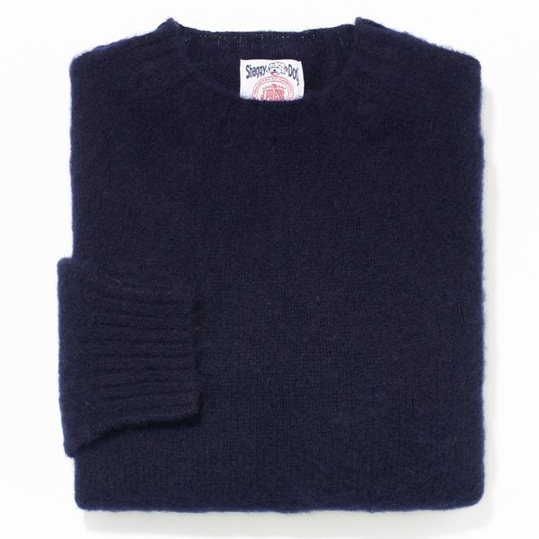 J. Press Shaggy Dog Trim-Fit Sweater (Navy)