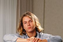 LOS ANGELES, CA - 1988:  Actor River Phoenix, star of "Stand By Me," poses during a 1988 Los Angeles, California, photo portrait session. Phoenix, a rising young film star, tragically died in 1993 outside a Sunset Strip nightclub of a drug overdose. (Photo by George Rose/Getty Images)